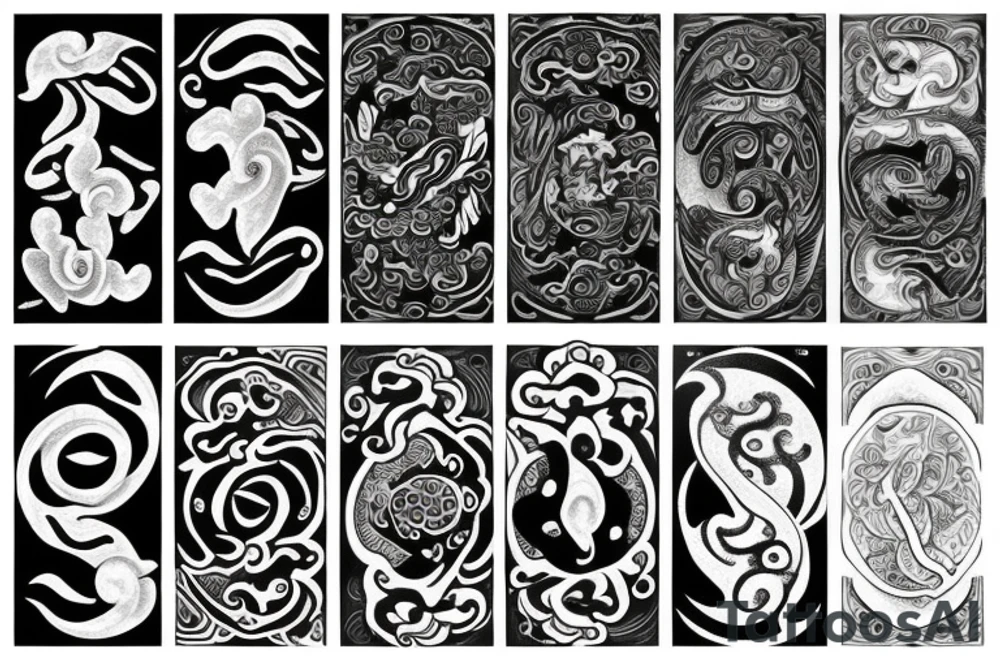 Yin Yang tattoo idea