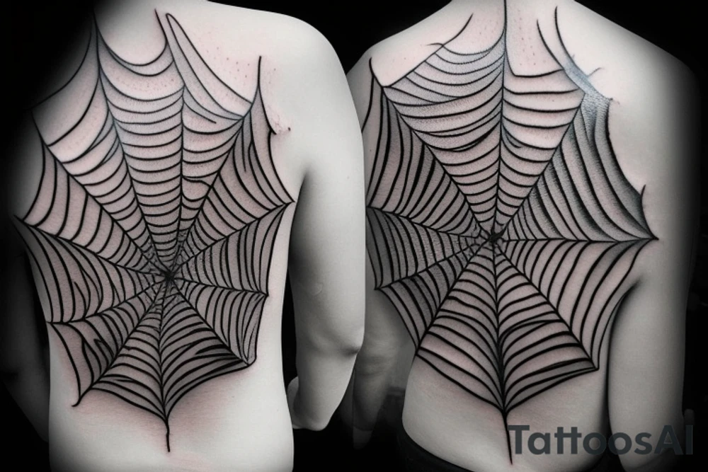 beautiful spider tattoo idea
