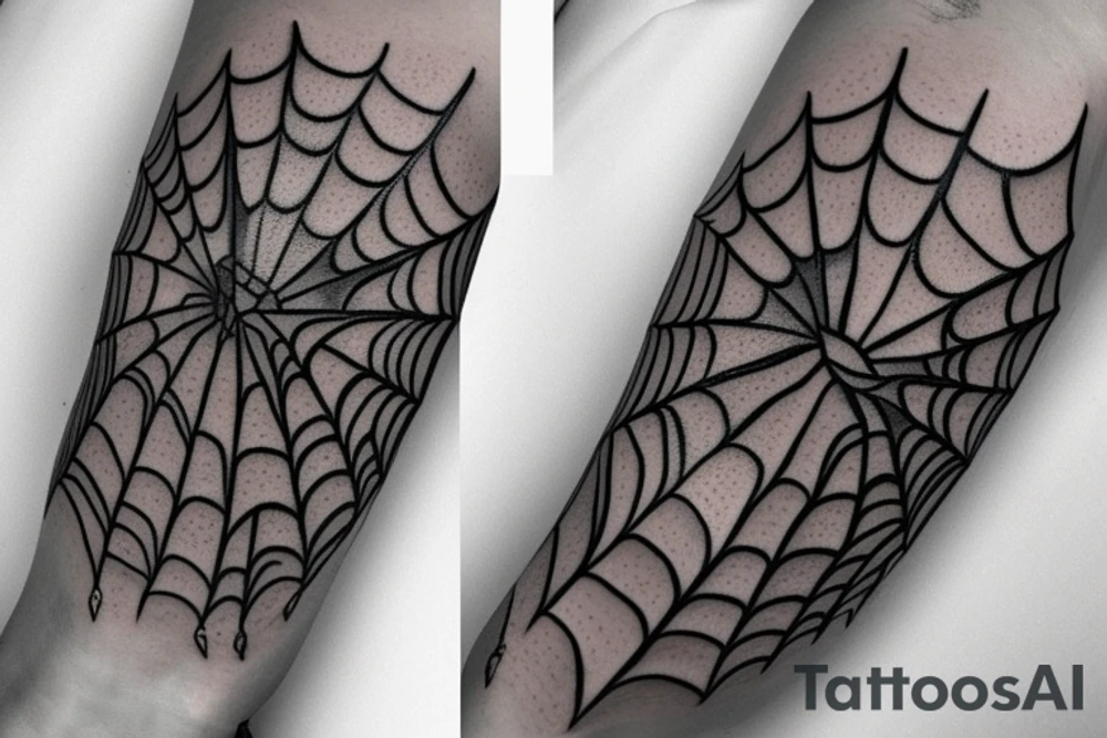 beautiful spider tattoo idea