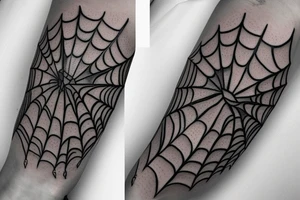 beautiful spider tattoo idea