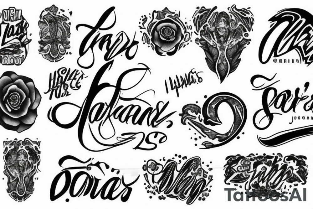 Text: Jordan tattoo idea