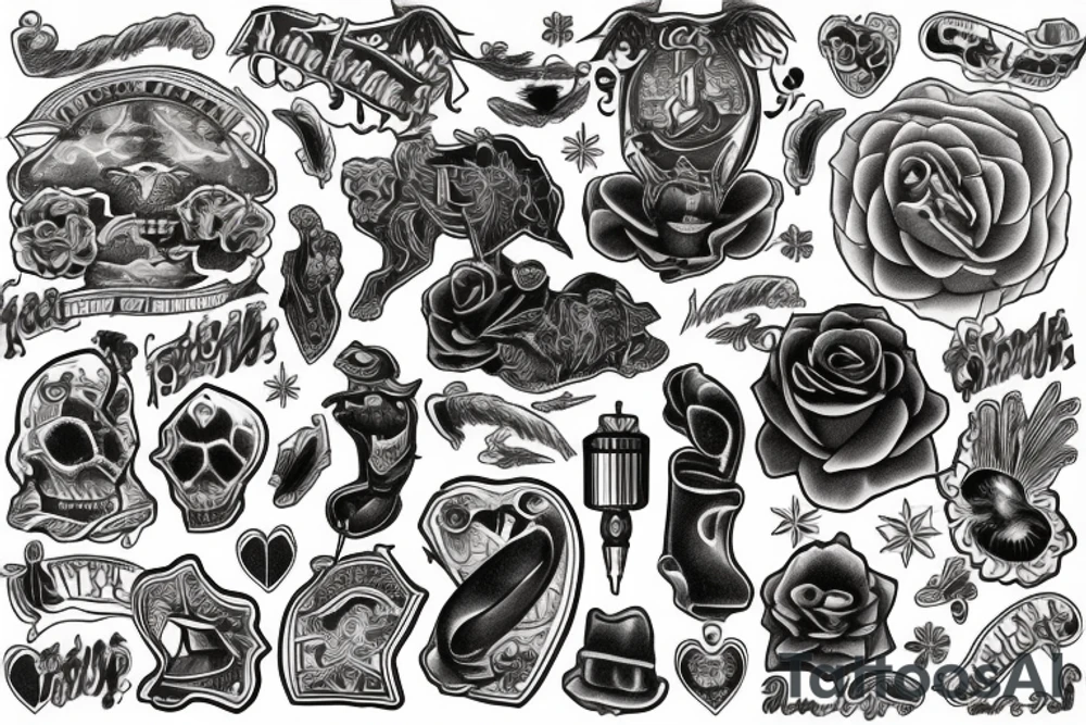 american traditional tattoo idea