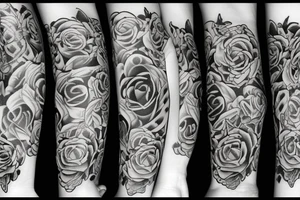American traditional rose tattoo idea