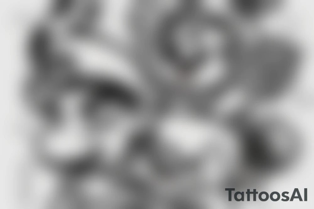Mario with cat on shoulder tattoo idea