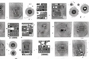 Ai computer chip at the centre of psychedelic hand with binary code on it tattoo idea