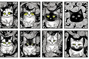 chunky cat tattoo idea