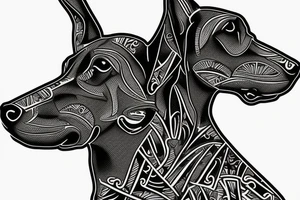 doberman tattoo idea