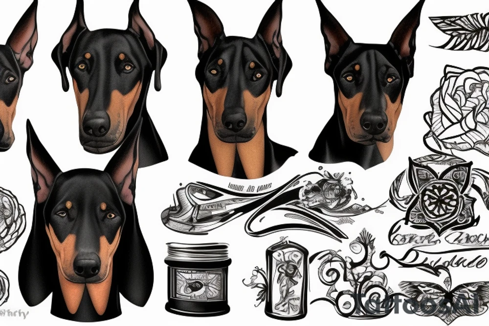 doberman tattoo idea