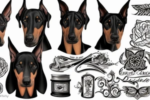 doberman tattoo idea