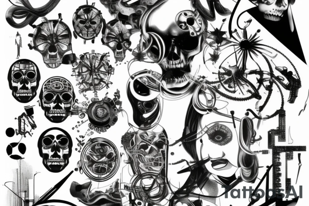 berlin techno tattoo idea