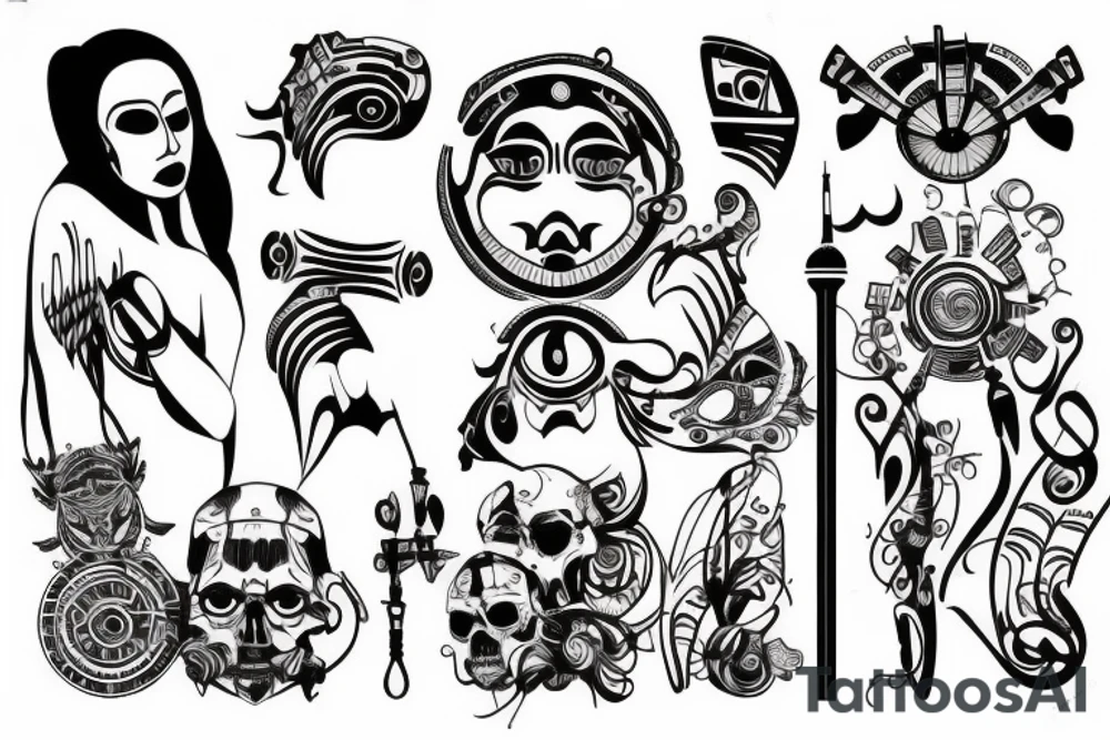berlin techno tattoo idea
