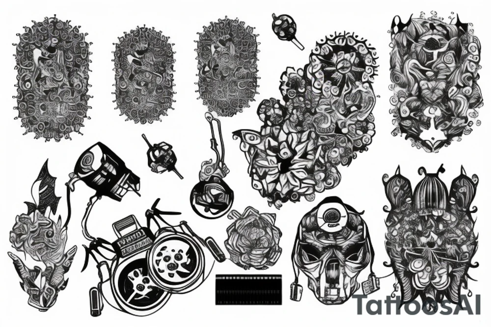 berlin techno tattoo idea