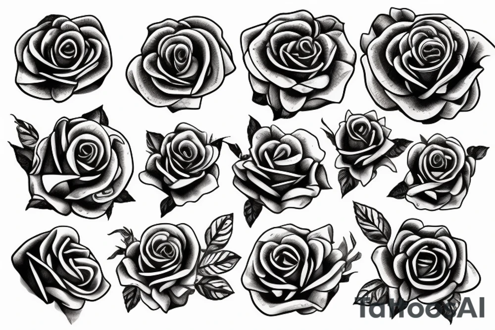 rose ring tattoo idea