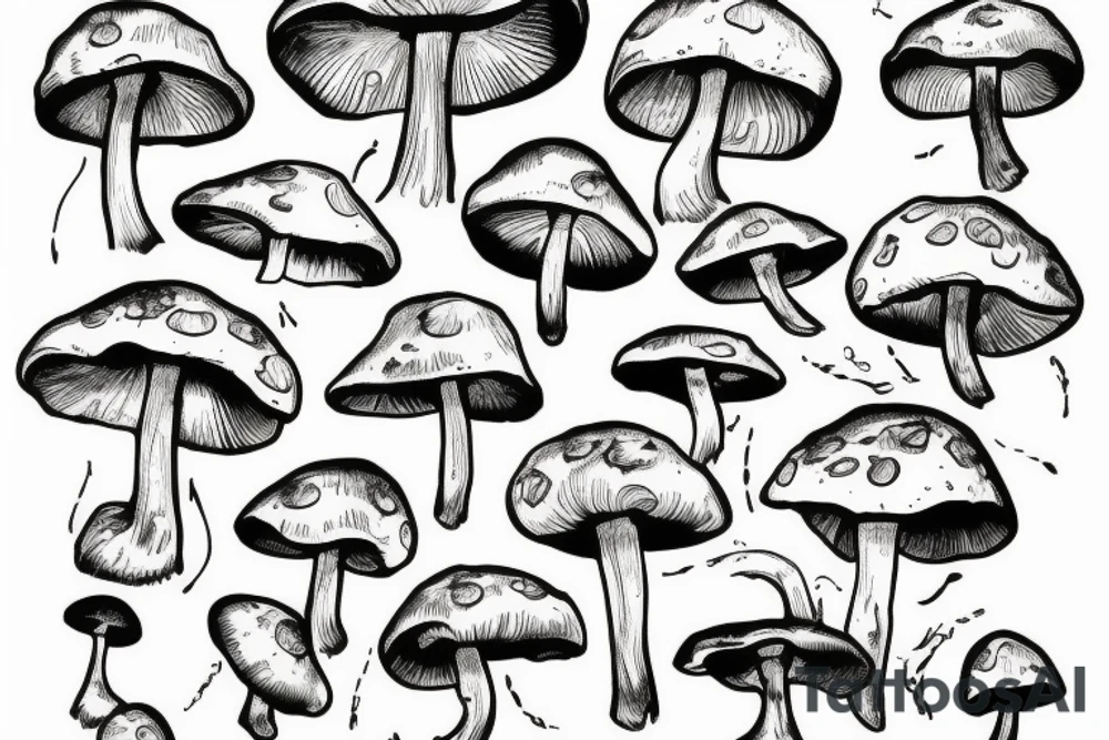 Mushroom tattoo idea