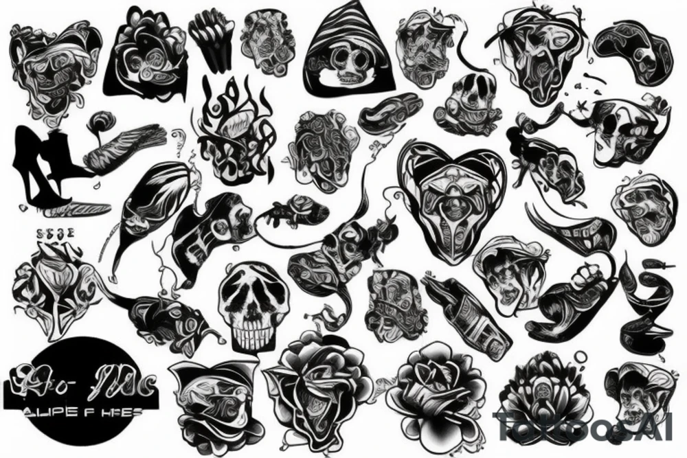 large tattoo hops tattoo idea