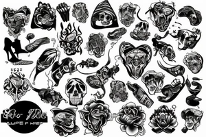 large tattoo hops tattoo idea