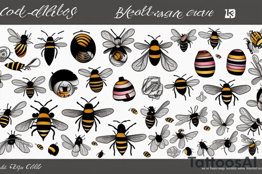 A bee tattoo idea