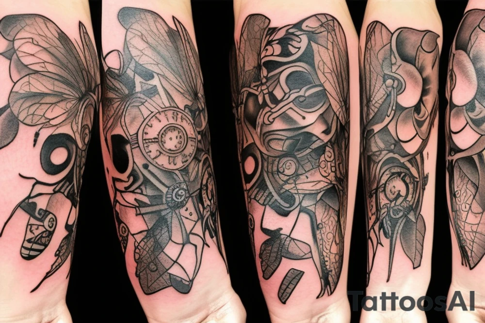 A bee tattoo idea