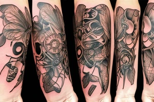 A bee tattoo idea