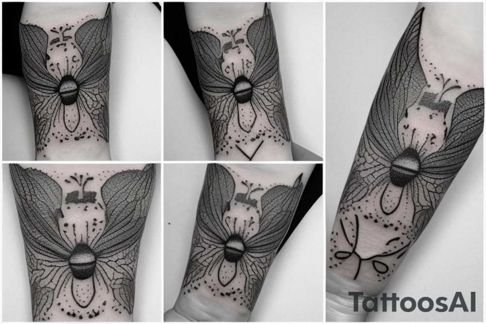 A bee tattoo idea