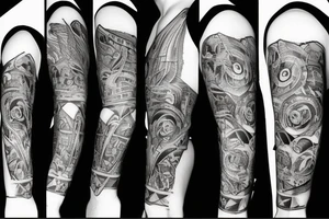 Random forearm tattoo tattoo idea
