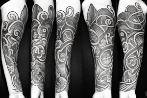 Random forearm tattoo tattoo idea