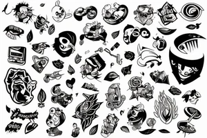 Random forearm tattoo tattoo idea