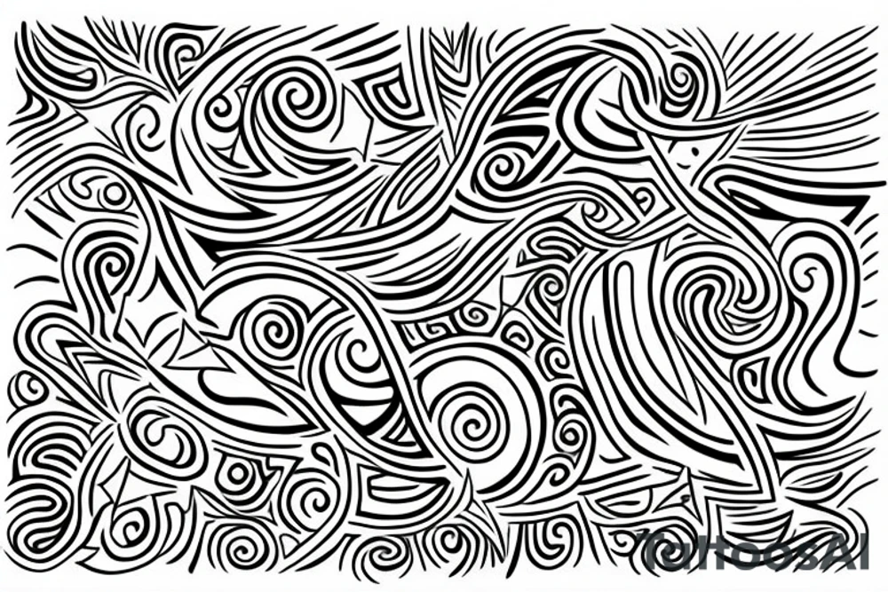 Tauras drawing line with a star tattoo idea