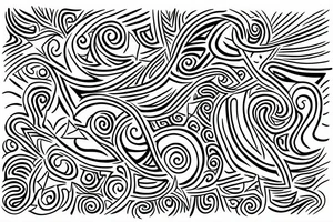Tauras drawing line with a star tattoo idea