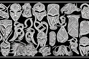 drawing line Tauras tattoo idea