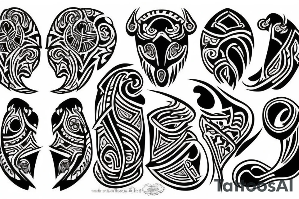 drawing line Tauras tattoo idea