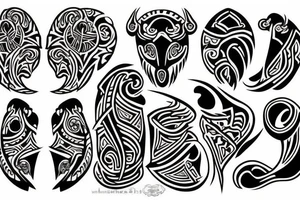 drawing line Tauras tattoo idea