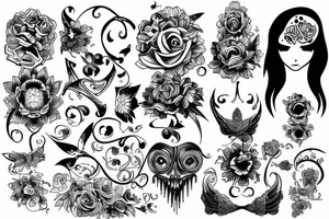 Berge tattoo idea