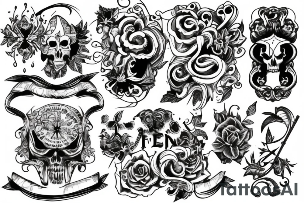 Berge tattoo idea