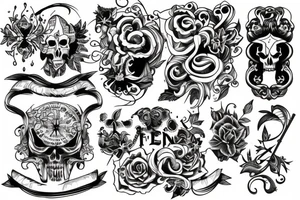 Berge tattoo idea