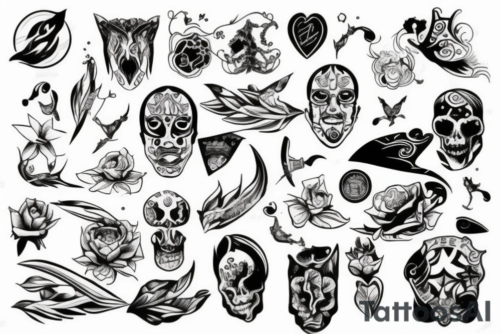 Berge tattoo idea