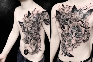 Berglandschaft tattoo idea