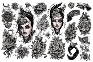 Berglandschaft tattoo idea