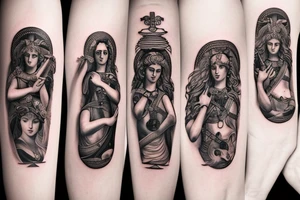 Hecate greek mythologie tattoo idea