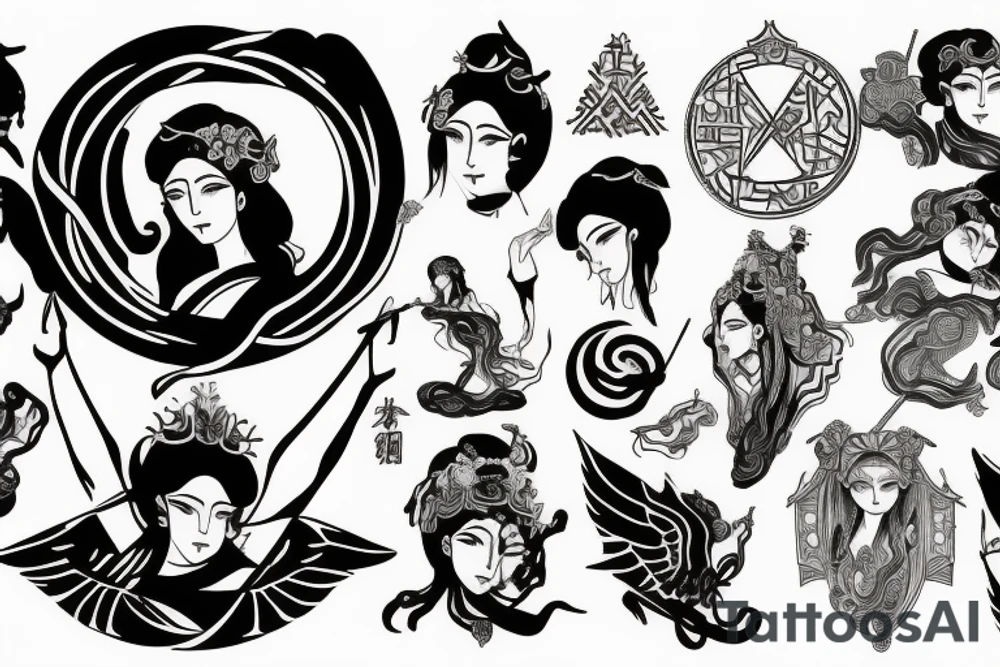 Hecate greek mythologie tattoo idea