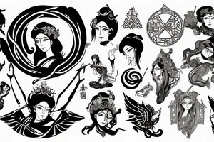 Hecate greek mythologie tattoo idea