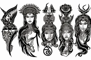 Hecate greek mythologie tattoo idea