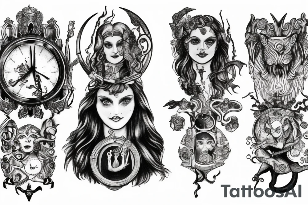 Hecate greek mythologie
alice in wonderland tattoo idea