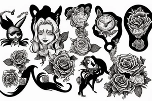 Cheshire smile from alice in wonderland tattoo idea