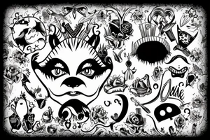 Cheshire smile from alice in wonderland tattoo idea