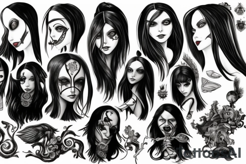 alice madness returns tattoo idea