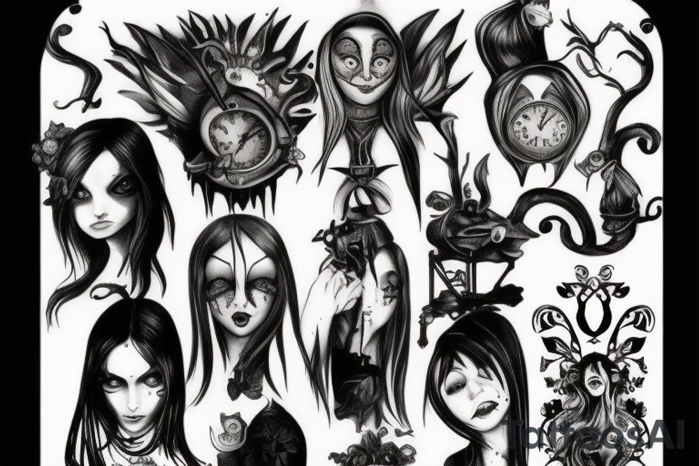 alice madness returns tattoo idea