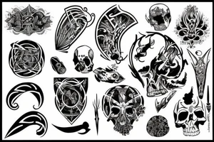down the spine tattoo tattoo idea