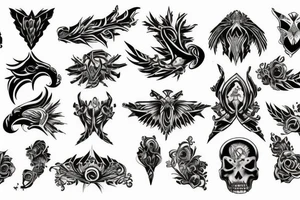 down the spine tattoo tattoo idea
