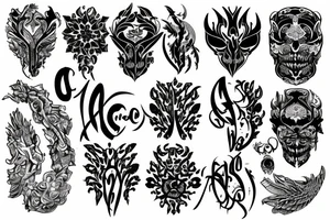 spine tattoo idea